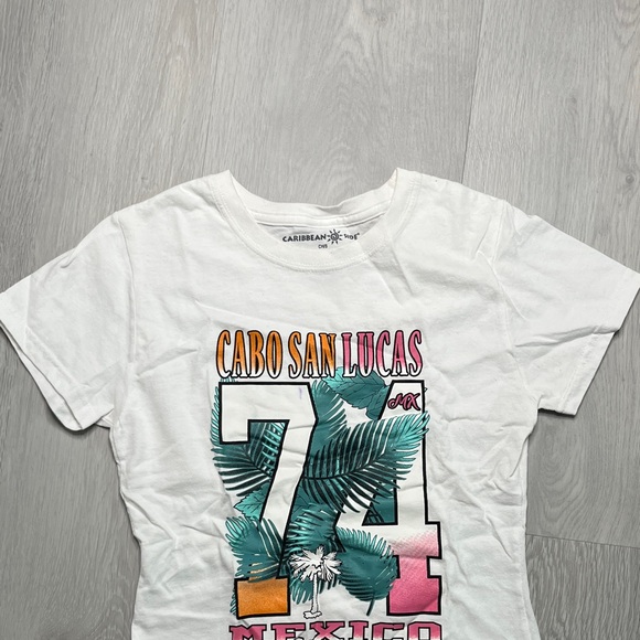 WOMENS CABO SAN LUCUS BABY TEE SHIRT Y2K WHITE S - Picture 3 of 7